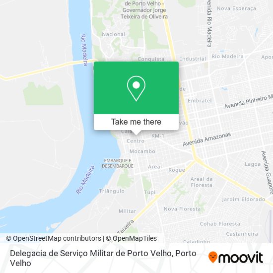 Delegacia de Serviço Militar de Porto Velho map