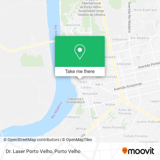Dr. Laser Porto Velho map