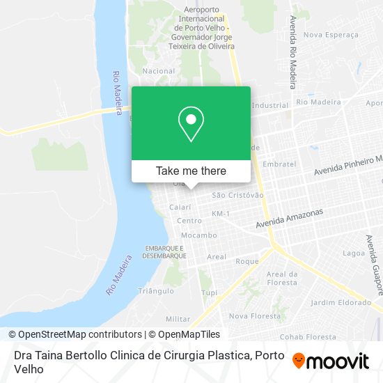 Dra Taina Bertollo Clinica de Cirurgia Plastica map