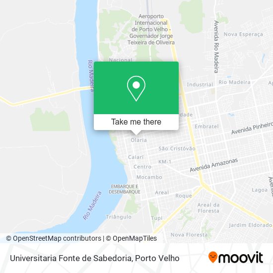 Universitaria Fonte de Sabedoria map