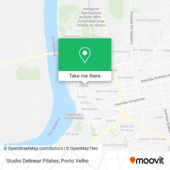 Studio Delinear Pilates map