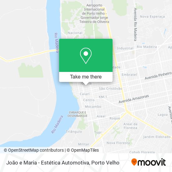 João e Maria - Estética Automotiva map