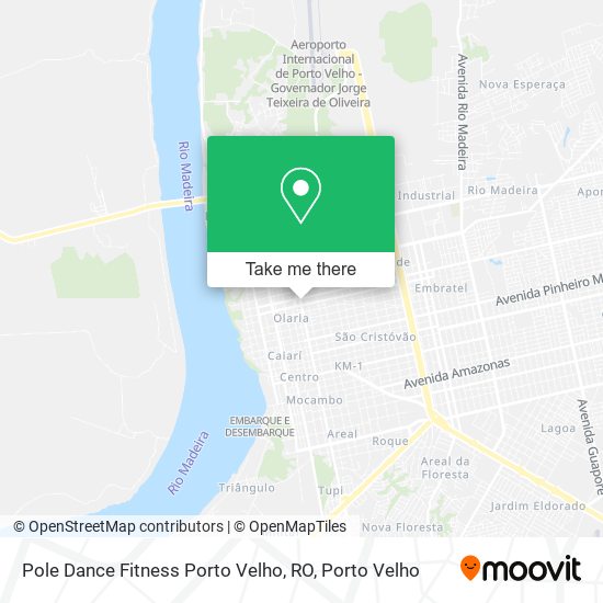 Pole Dance Fitness Porto Velho, RO map