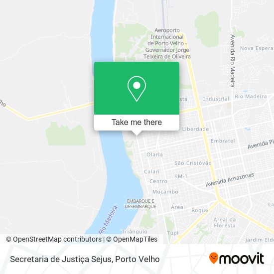Secretaria de Justiça Sejus map