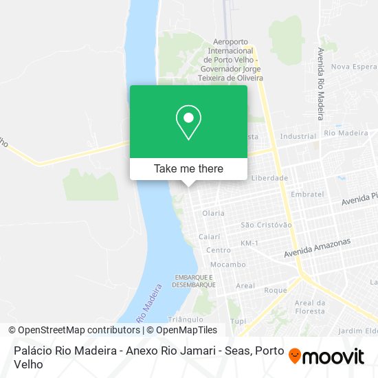 Palácio Rio Madeira - Anexo Rio Jamari - Seas map