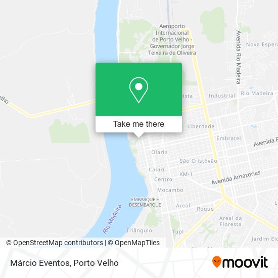 Márcio Eventos map