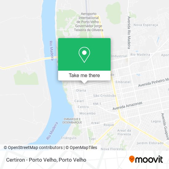 Certiron - Porto Velho map