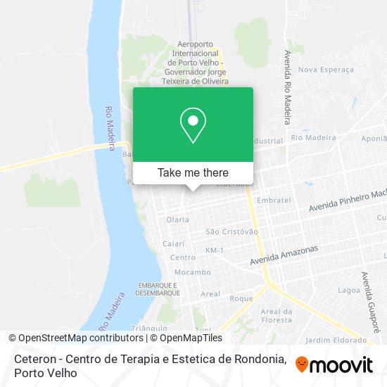 Mapa Ceteron - Centro de Terapia e Estetica de Rondonia