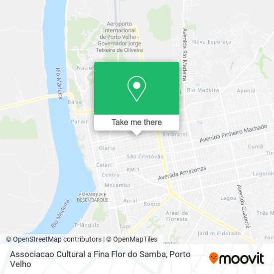 Associacao Cultural a Fina Flor do Samba map