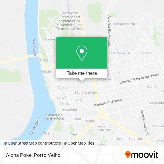 Aloha Poke map