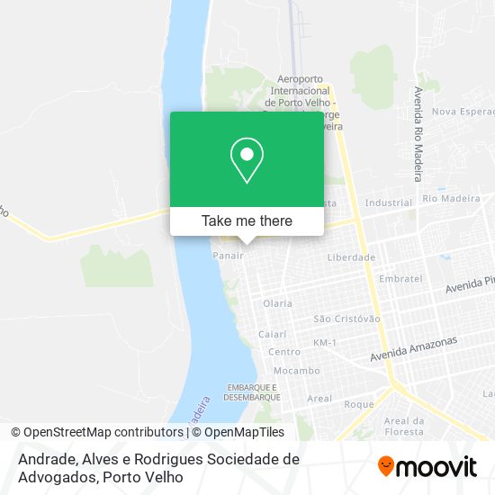 Mapa Andrade, Alves e Rodrigues Sociedade de Advogados