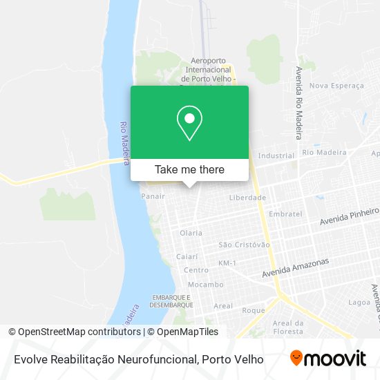 Evolve Reabilitação Neurofuncional map