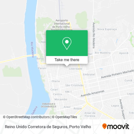 Mapa Reino Unido Corretora de Seguros