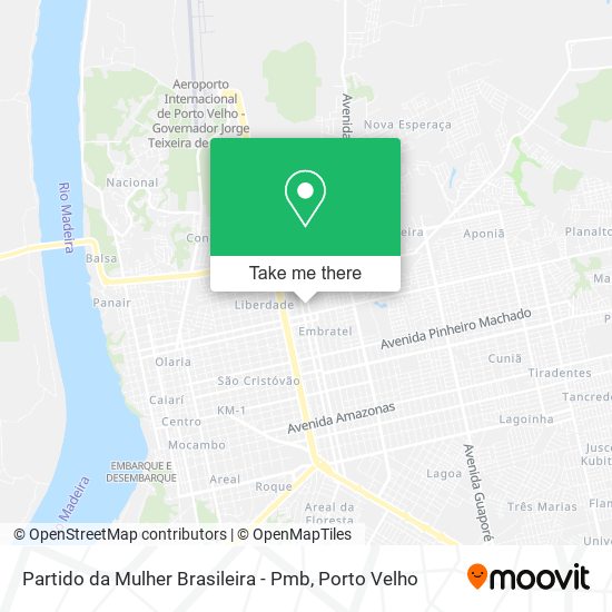 Partido da Mulher Brasileira - Pmb map