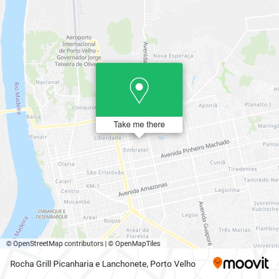 Mapa Rocha Grill Picanharia e Lanchonete