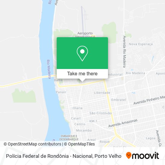 Polícia Federal de Rondônia - Nacional map