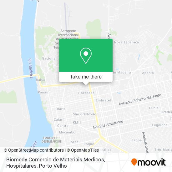 Biomedy Comercio de Materiais Medicos, Hospitalares map