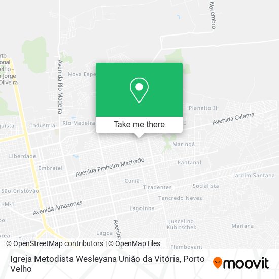 Igreja Metodista Wesleyana União da Vitória map