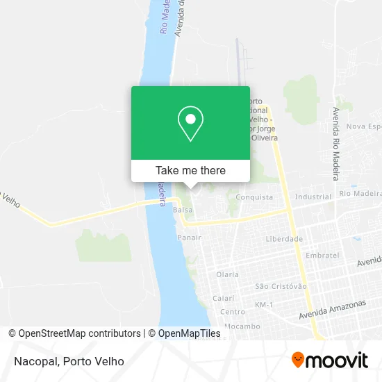 Nacopal map