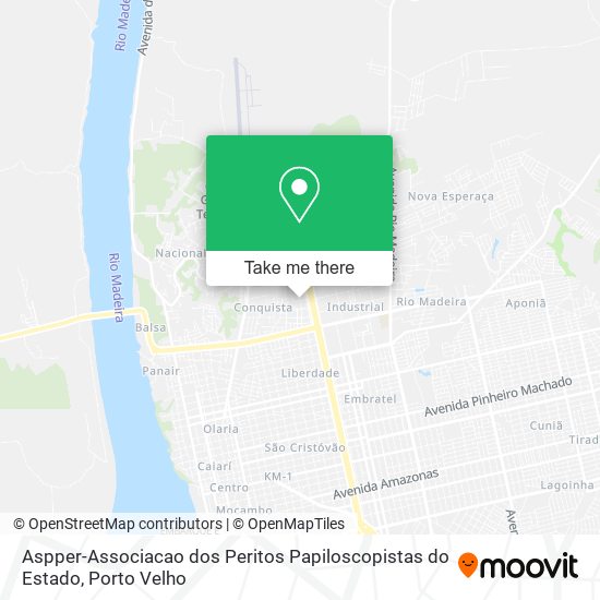 Mapa Aspper-Associacao dos Peritos Papiloscopistas do Estado