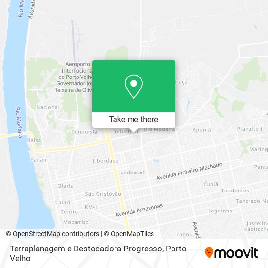 Terraplanagem e Destocadora Progresso map