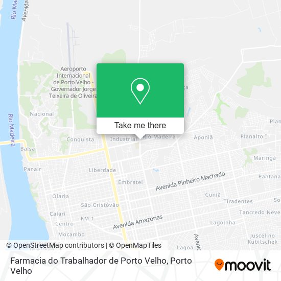 Farmacia do Trabalhador de Porto Velho map