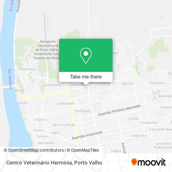 Mapa Centro Veterinário Herminia