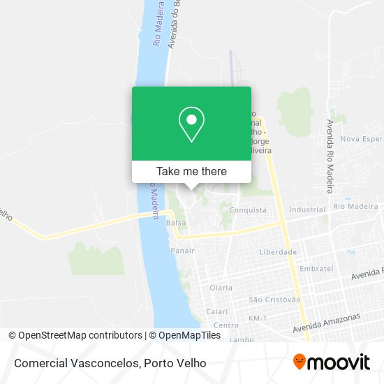 Comercial Vasconcelos map