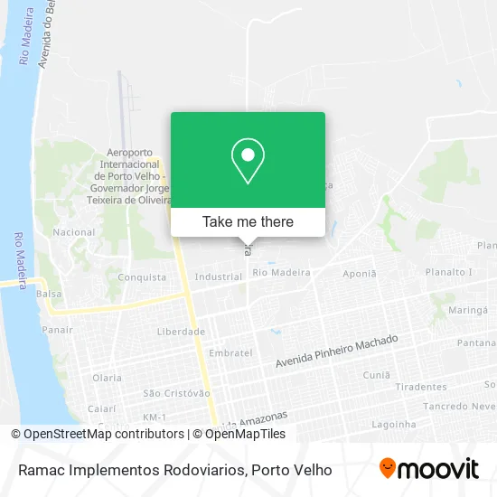 Ramac Implementos Rodoviarios map