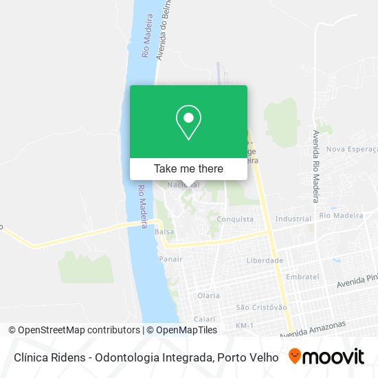 Clínica Ridens - Odontologia Integrada map