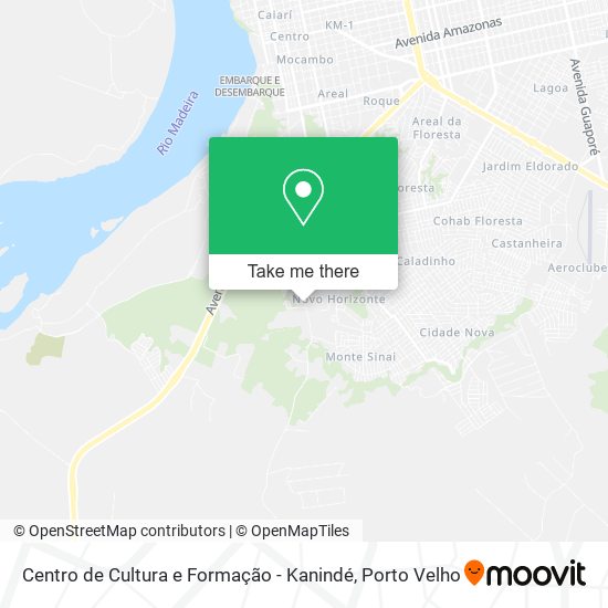Centro de Cultura e Formação - Kanindé map