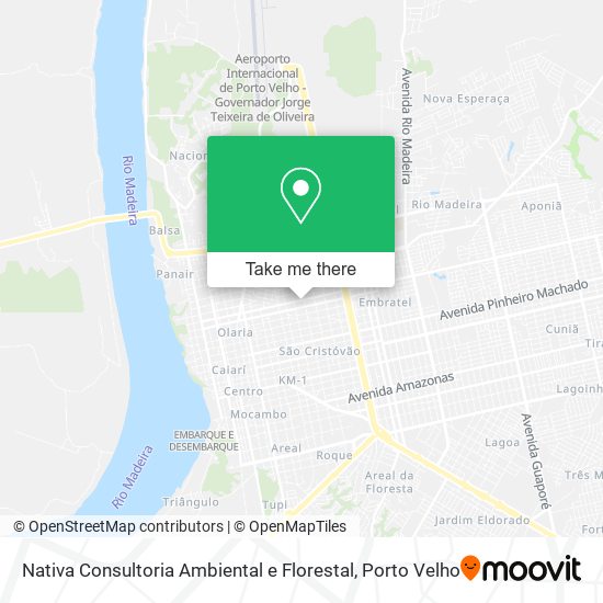 Nativa Consultoria Ambiental e Florestal map