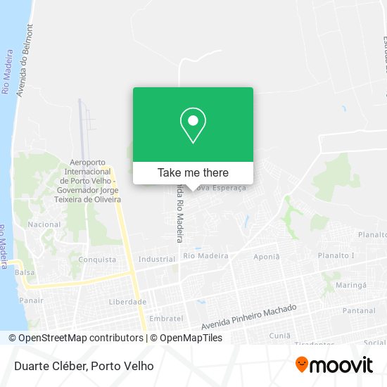 Duarte Cléber map