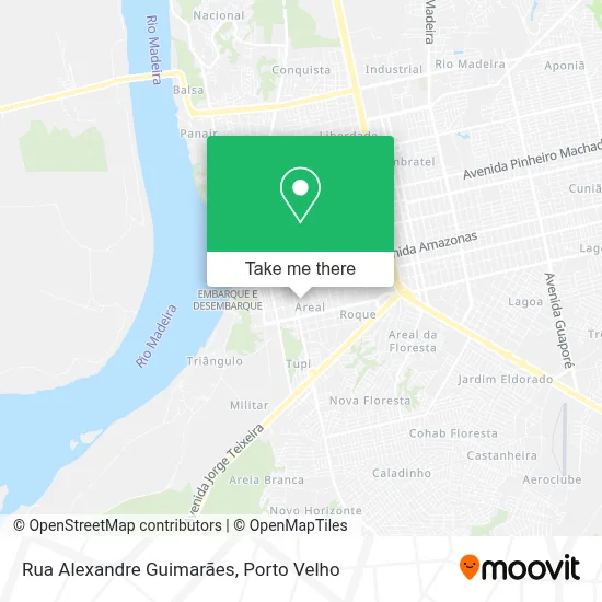 Rua Alexandre Guimarães map