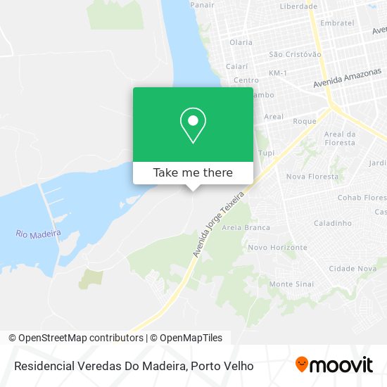 Residencial Veredas Do Madeira map