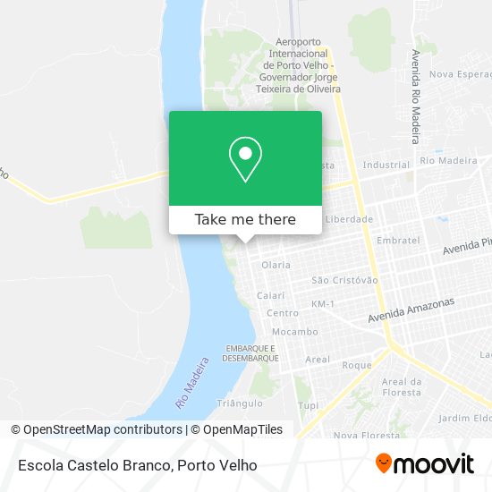 Mapa Escola Castelo Branco