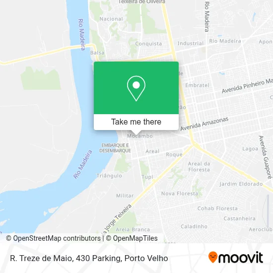 R. Treze de Maio, 430 Parking map