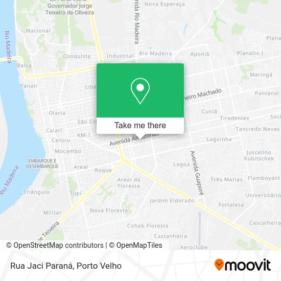 Rua Jaci Paraná map