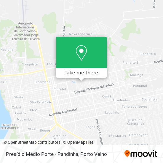 Presídio Médio Porte - Pandinha map