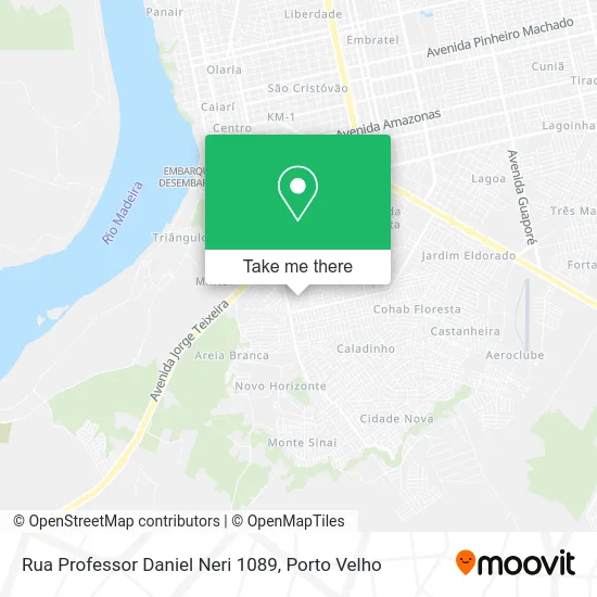 Rua Professor Daniel Neri 1089 map