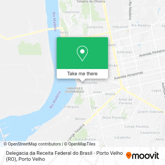 Delegacia da Receita Federal do Brasil - Porto Velho (RO) map