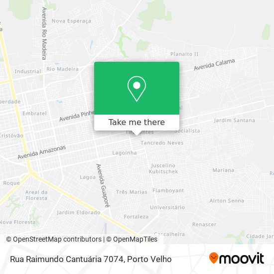 Mapa Rua Raimundo Cantuária 7074