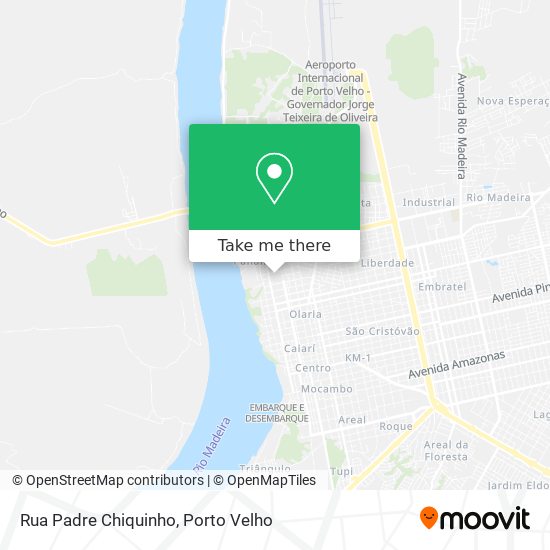 Rua Padre Chiquinho map