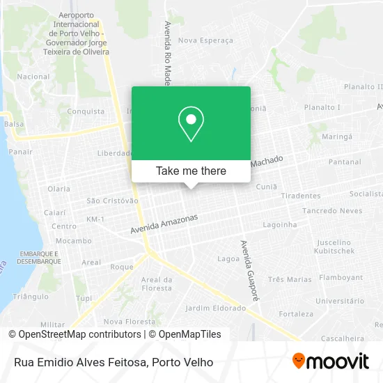 Rua Emidio Alves Feitosa map
