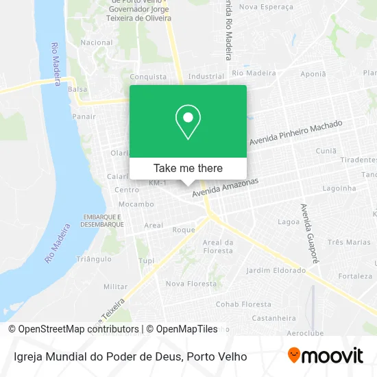 Igreja Mundial do Poder de Deus map