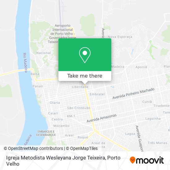 Igreja Metodista Wesleyana Jorge Teixeira map