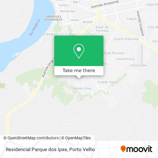 Residencial Parque dos Ipes map