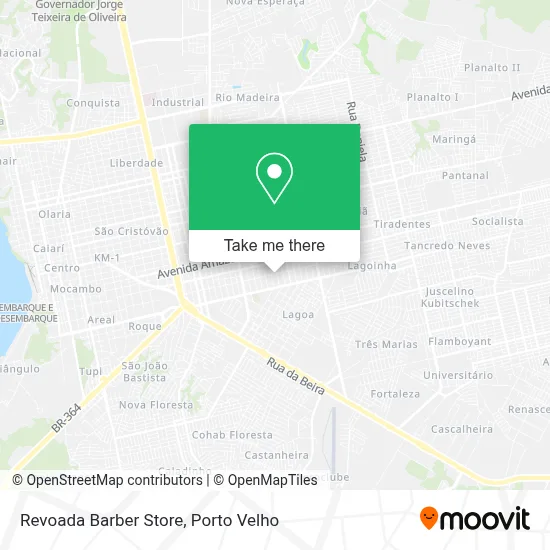 Revoada Barber Store map