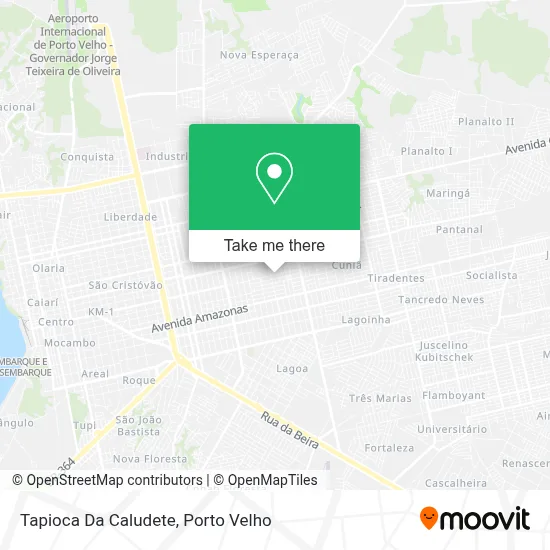 Tapioca Da Caludete map