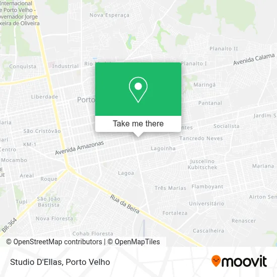 Studio D'Ellas map